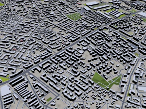 bucharest city romania 40km 3D Model