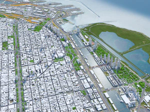 B&uuml;y&uuml;k Buenos şehri 100 km u&ccedil;uş ger&ccedil;ekleştiriyor 3D Model