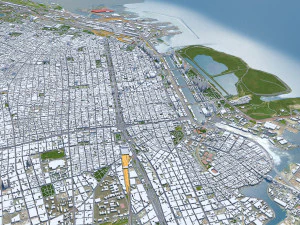 B&uuml;y&uuml;k Buenos şehri 100 km u&ccedil;uş ger&ccedil;ekleştiriyor 3D Model