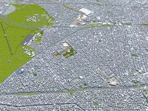 Greater Buenos city aires 100km Modèle 3D