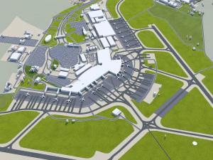 B&uuml;y&uuml;k Buenos şehri 100 km u&ccedil;uş ger&ccedil;ekleştiriyor 3D Model