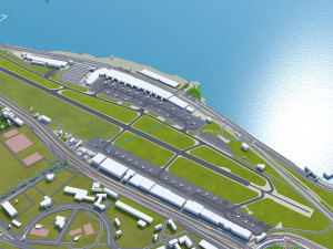 Greater Buenos city aires 100km Modèle 3D