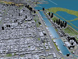 Greater Buenos city aires 100km Modèle 3D
