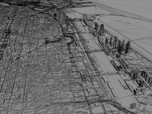 Greater Buenos city aires 100km Modèle 3D