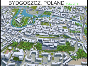 bydgoszcz city poland 45 km 3Dモデル