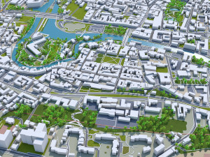 bydgoszcz city poland 45 km Model 3D