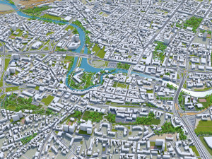 bydgoszcz city poland 45 km Model 3D