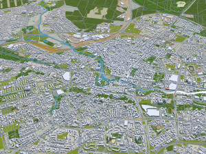 bydgoszcz city poland 45 km Model 3D