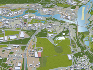 bydgoszcz city poland 45 km Model 3D
