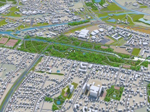 bydgoszcz city poland 45 km Model 3D