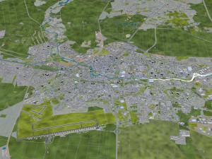 bydgoszcz city poland 45 km Model 3D