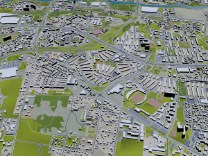 bydgoszcz city poland 45 km Model 3D
