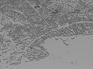 cannes city france 30km Model 3D