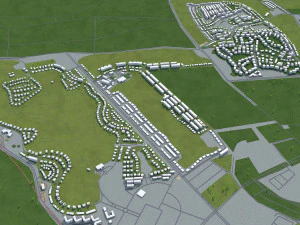 casablanca city morocco 50 km 3D Model