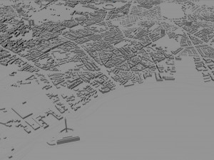 casablanca city morocco 50 km 3D मॉडल