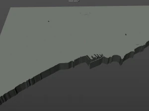 casablanca city morocco 50 km 3D Model