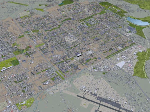 印度昌迪加尔市 20公里 3D 模型