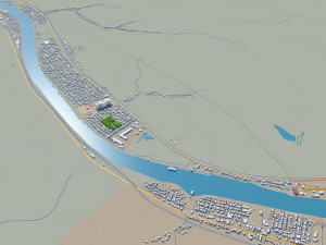 charleston city west virginia 40km 3D Model