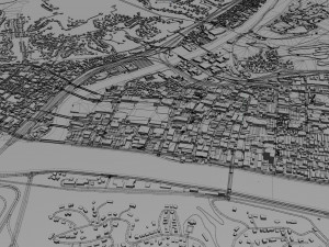 charleston city west virginia 40km 3D Model
