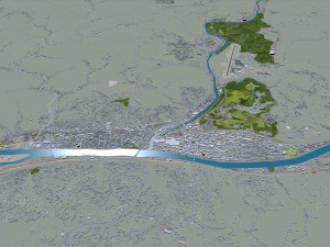charleston city west virginia 40km 3D Model