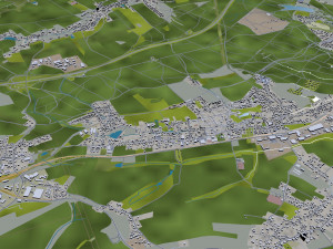 chemnitz city germany 40km 3D-Modell