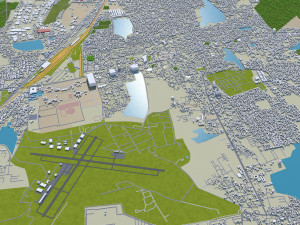 chennai city india 60km 3Dモデル