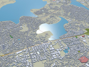 chennai city india 60km 3Dモデル