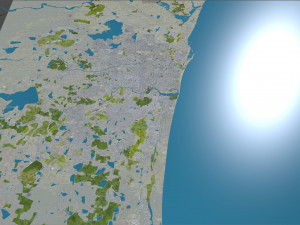 chennai city india 60km 3Dモデル
