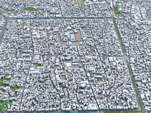 Chiang mai city thailand 40km 3D Model