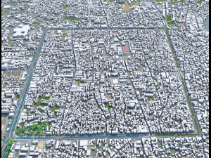 Chiang mai city thailand 40km Modelo 3D