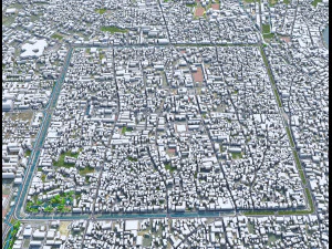 Chiang mai city thailand 40km 3D Model