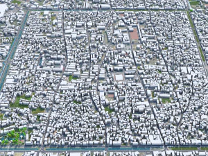 Chiang mai city thailand 40km 3D Model