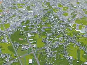 Chiang mai city thailand 40km Modelo 3D