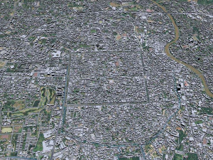 Chiang mai city thailand 40km 3D Model