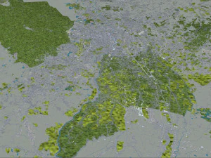 Chiang mai city thailand 40km 3D Model