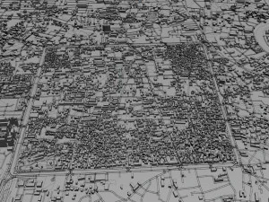 Chiang mai city thailand 40km 3D Model