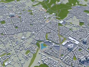 chiba city japan 40km Model 3D
