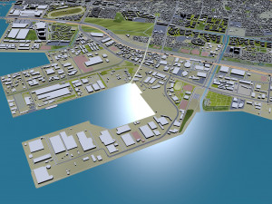 chiba city japan 40km Model 3D