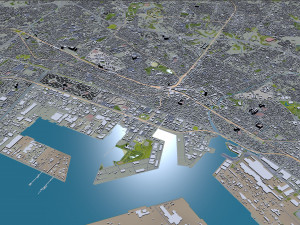 chiba city japan 40km Model 3D