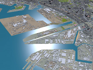chiba city japan 40km Model 3D