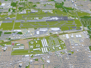 columbus city columbus oh usa 60km Modelo 3D