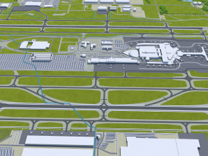 columbus city columbus oh usa 60km Modelo 3D