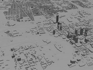 columbus city columbus oh usa 60km 3D Model