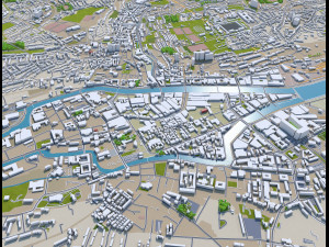 cork city ireland 30 km Modelo 3D