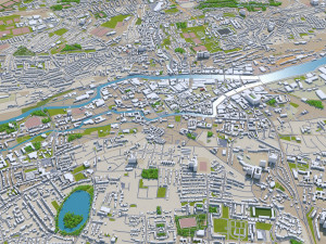 cork city ireland 30 km Modelo 3D