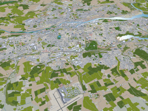cork city ireland 30 km Modelo 3D