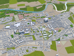 cork city ireland 30 km Modelo 3D