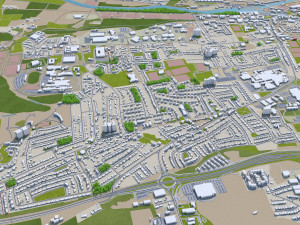 cork city ireland 30 km Modelo 3D