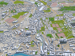 cork city ireland 30 km Modelo 3D