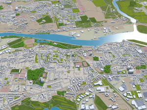 cork city ireland 30 km Modelo 3D